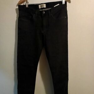 Naked And Famous Ash Black Straight Leg Denim Jeans